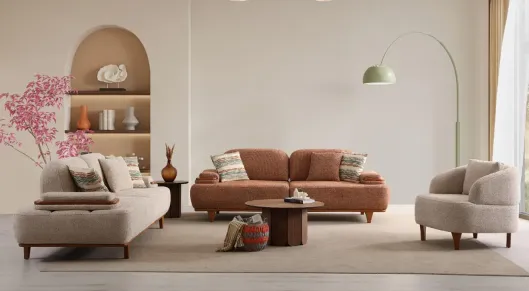 Product img 1, Gucci Ahşap Ayaklı Koltuk Takımı